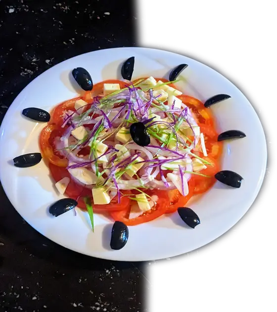 Signature salad at Surfing Life restaurant